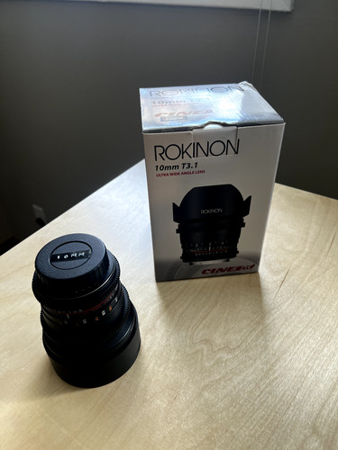 Rokinon 10mm cine - rokinon,
