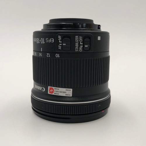 Canon 18mm 4 - 10-18mm, f/4.5-5.6