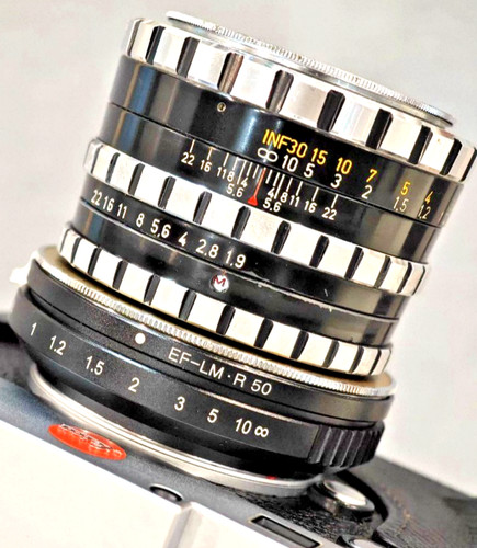 Adattatore 50mm canon a - 50mm, ef
